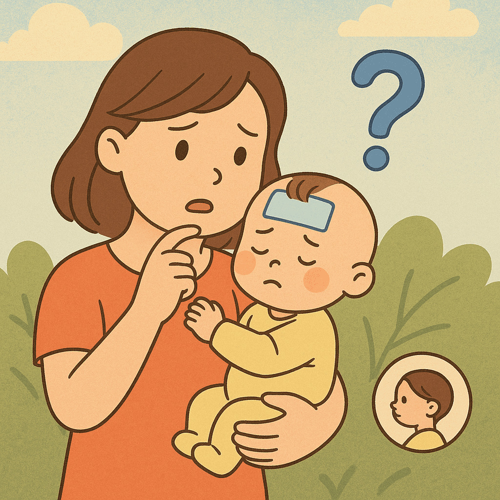 Bayi Usia 6 Bulan Pakai Plester Demam, Aman Nggak Ya?